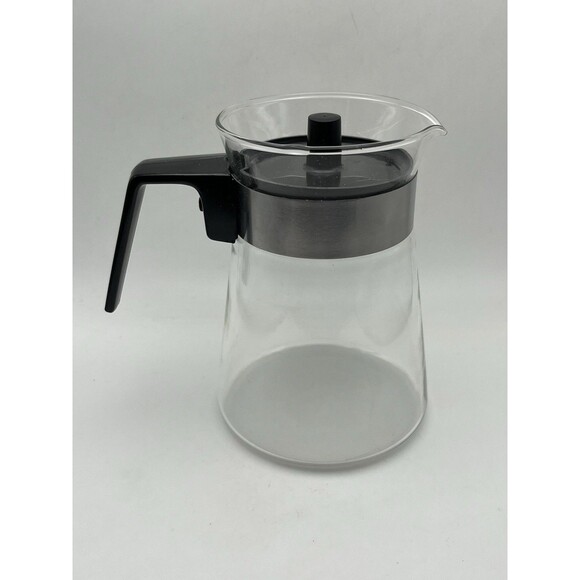 Vintage Pyrex 4 Cup Glass Carafe Coffee Pot With Lid And Manual Made In USA - Picture 4 of 4